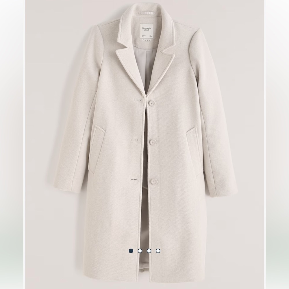 Wool Blend Dad Coat